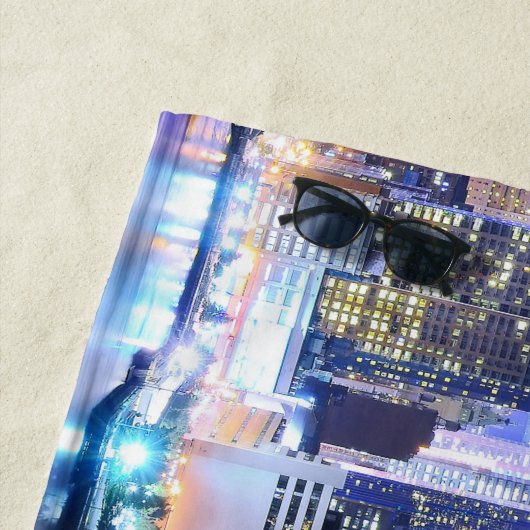 Manhattan Gebäude Strandtuch (Beispiel)