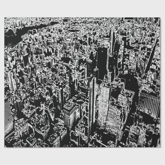 Manhattan Geschenkpapier (Flach)