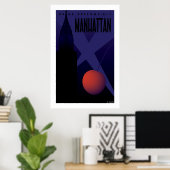 Manhattan (großes Poster) Poster (Heimbüro)