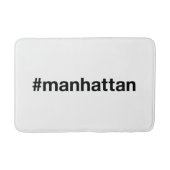 MANHATTAN Hashtag Badematte (Vorderseite)