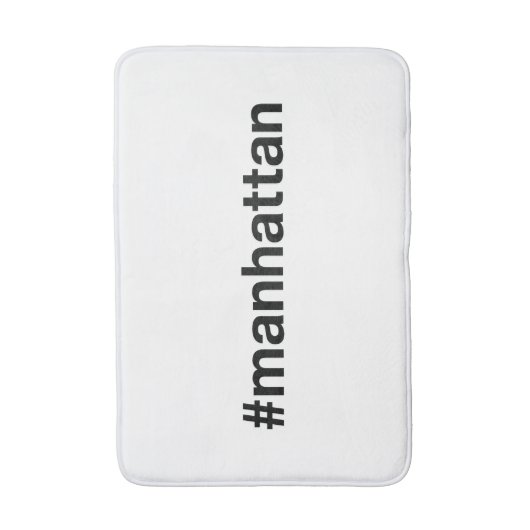 MANHATTAN Hashtag Badematte (Vorderseite Vertikal)