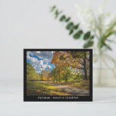 Manhattan, Herbst im Central Park Postkarte (Stehend Vorderseite)