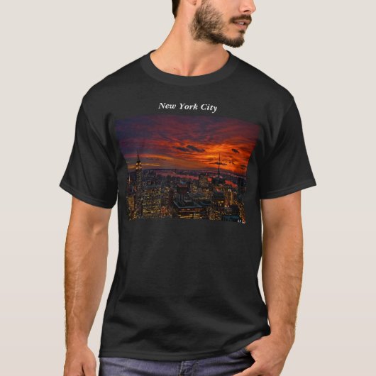 Manhattan-Himmel T-Shirt (Vorderseite)