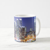 Manhattan Illuminated City Kaffeetasse (VorderseiteRechts)