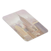 Manhattan im Mist | New York City Magnet (Rechte Seite)