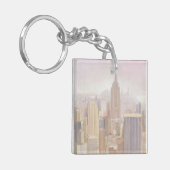 Manhattan im Nebel | New York City Schlüsselanhänger (Vorderseite links)