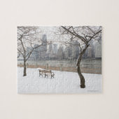 Manhattan im Winter Puzzle (Horizontal)