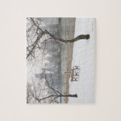 Manhattan im Winter Puzzle (Vertikal)