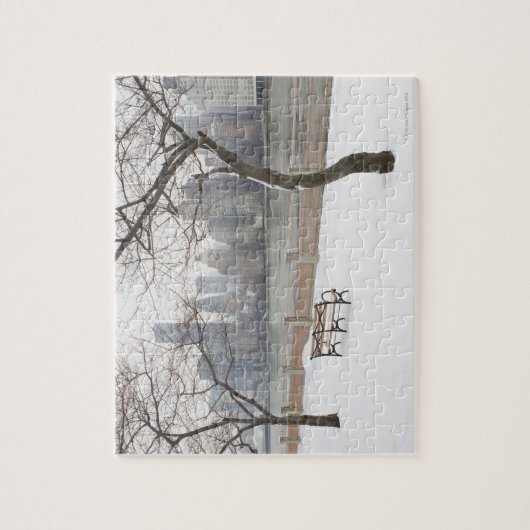 Manhattan im Winter Puzzle (Vertikal)
