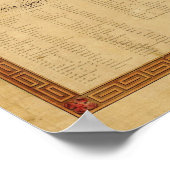 Manhattan Island New York City Map von 1807 Poster (Ecke)