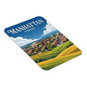 Manhattan Kansas Magnet (Rechte Seite)