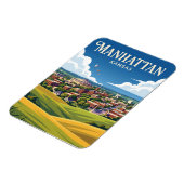 Manhattan Kansas Magnet (Linke Seite)