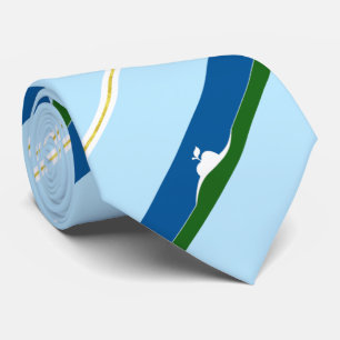 Manhattan (Kansas) Stadtflagge Neck Tie Krawatte