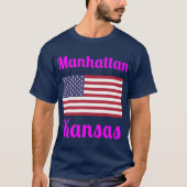 Manhattan Kansas Stylish Prints4 T-Shirt (Vorderseite)