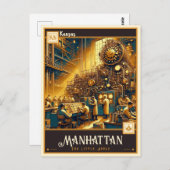Manhattan, Kansas | VINTAG Postkarte (Vorne/Hinten)