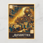 Manhattan, Kansas | VINTAG Postkarte (Vorderseite)
