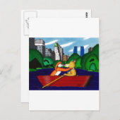 Manhattan Kiss Postkarte (Vorne/Hinten)