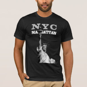 Manhattan Liberty Statue New York City Nyc Men s T-Shirt