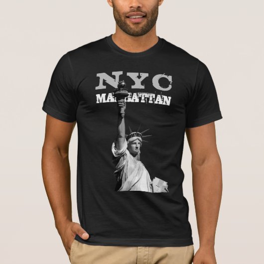 Manhattan Liberty Statue New York City Nyc Men s T-Shirt (Vorderseite)