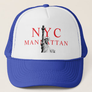 Manhattan Liberty Statue Nyc New York Truckerkappe
