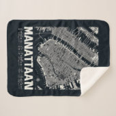 Manhattan Map Illustration Sherpadecke (Vorderseite (Horizontal))