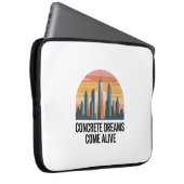Manhattan Mentalität New York Laptopschutzhülle (Vorne Rechts)
