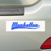 Manhattan mit Swash Autoaufkleber (Auf Auto)