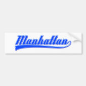 Manhattan mit Swash Autoaufkleber (Vorne)