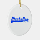 Manhattan mit Swash Keramik Ornament (Rechts)