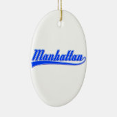 Manhattan mit Swash Keramik Ornament (Rechts)