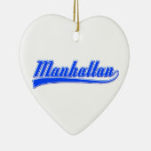 Manhattan mit Swash Keramik Ornament (Rechts)