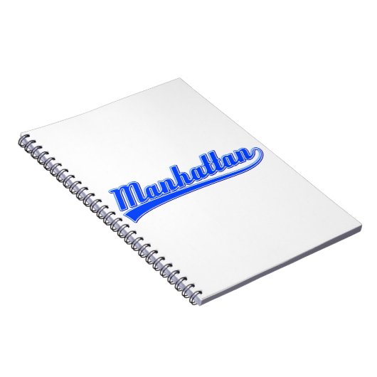 Manhattan mit Swash Notizblock (Rechte Seite)