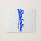 Manhattan mit Swash Puzzle (Horizontal)