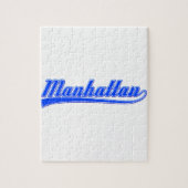 Manhattan mit Swash Puzzle (Vertikal)