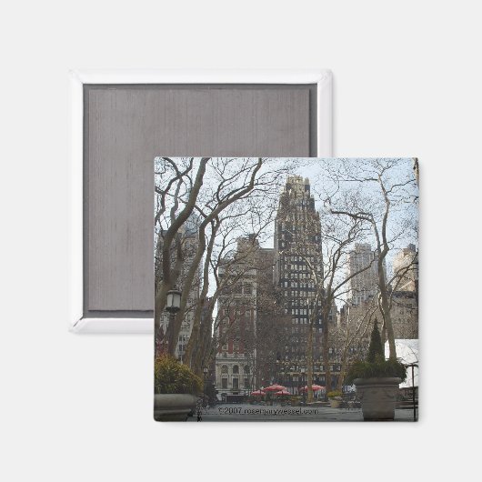 Manhattan Morning II Magnet (Vorderseite/Rückseite)