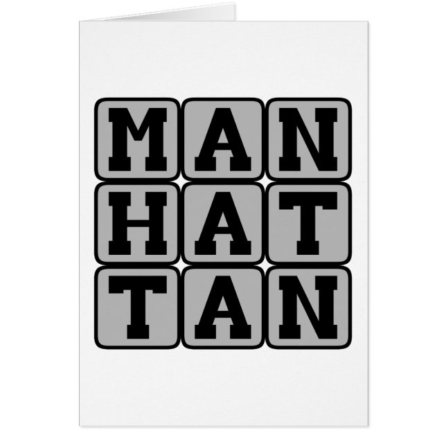 Manhattan, New York Borough (Vorne)