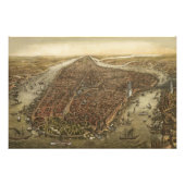 Manhattan New York City Altes Foto Erweiterung (Vorne)