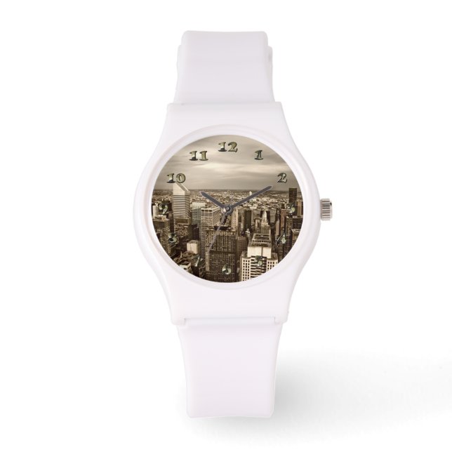 Manhattan New York City Armbanduhr (Vorderseite)