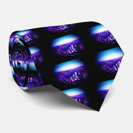 Manhattan New York City Krawatte (Gerollt)