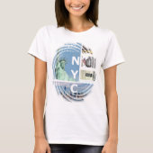 Manhattan New York City Nyc Liberty Statue Modern T-Shirt (Vorderseite)