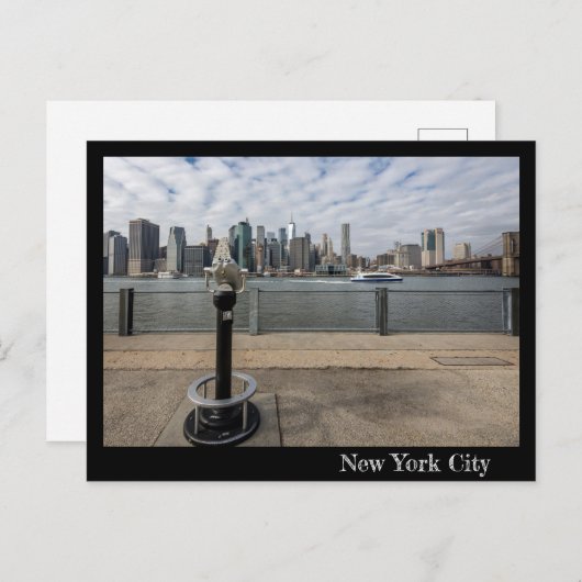 Manhattan, New York City Postcard Postkarte (Vorne/Hinten)