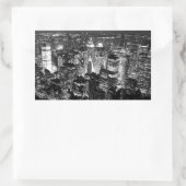 Manhattan New York City Rechteckiger Aufkleber (Tasche)