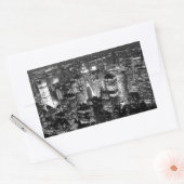 Manhattan New York City Rechteckiger Aufkleber (Umschlag)