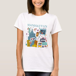 Manhattan New York City T - Shirt