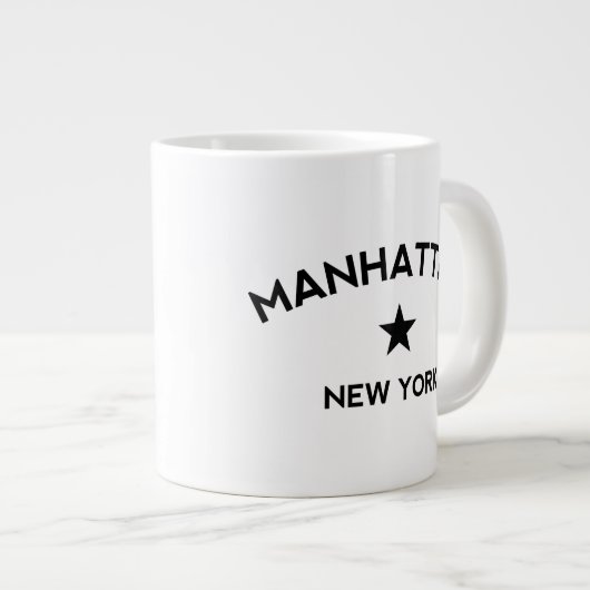 Manhattan New York Jumbo-Tasse (Vorderseite Rechts)
