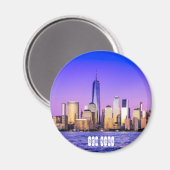 Manhattan, New York Magnet (Vorderseite/Rückseite)