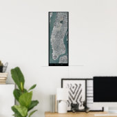 Manhattan, New York (NY), aus dem Satelliten-Weltr Poster (Heimbüro)