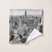 Manhattan, New York (Panorama) Badhandtuch Set (Waschlappen)