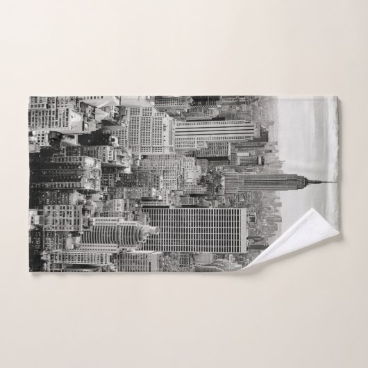 Manhattan, New York (Panorama) Badhandtuch Set (Handtuch)