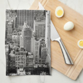 Manhattan, New York (Panorama)  Geschirrtuch (Viertel Falte)
